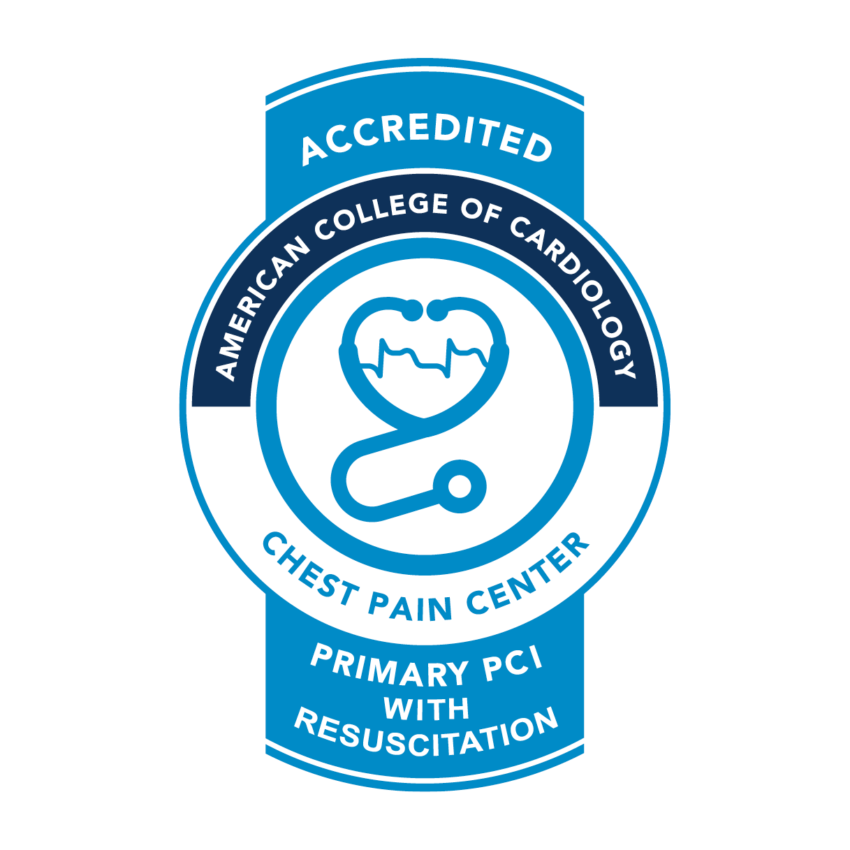 Picture of the certificate for a Chest Pain Center